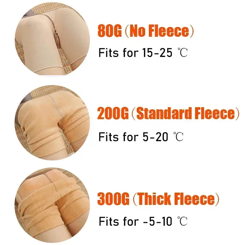 Thicken Polar Stockings Winter Warm Leggings Women