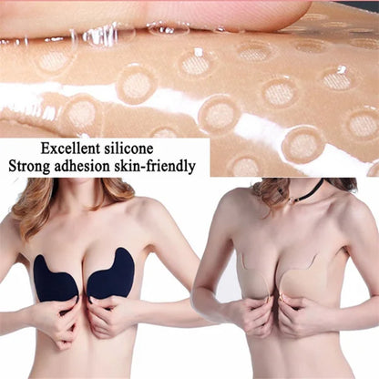 Invisible Strapless Adhesive Stick Bra Strapless Push Up