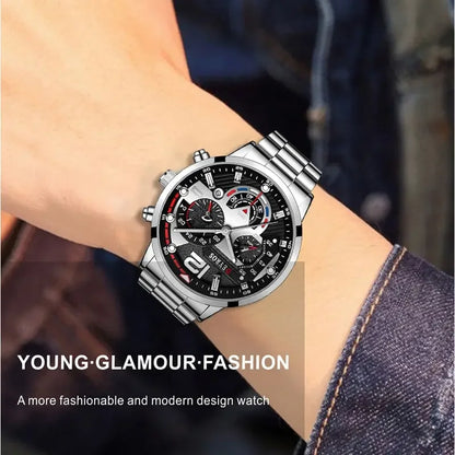 Fashion Men Watches Luxury Stainless Steel