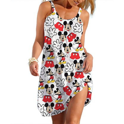 Disney Mickey Minnie Slip Dresses