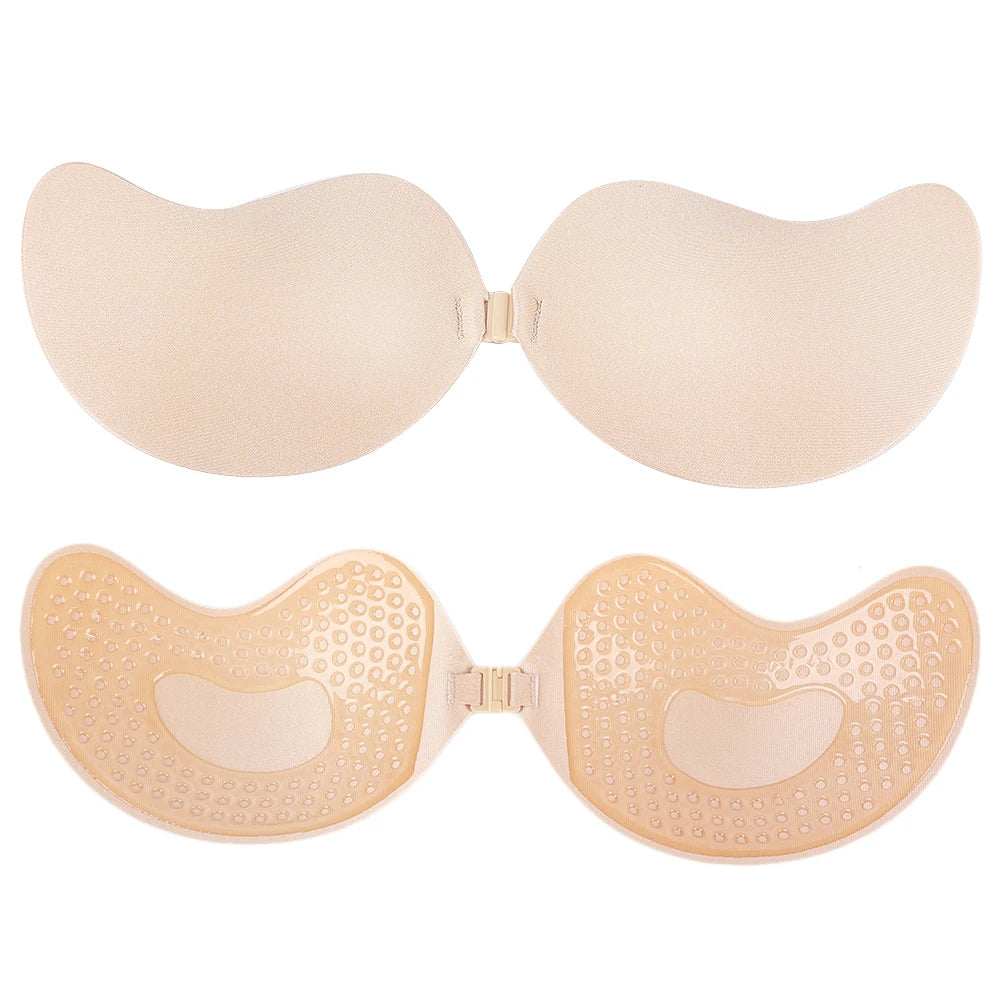 Invisible Strapless Adhesive Stick Bra Strapless Push Up