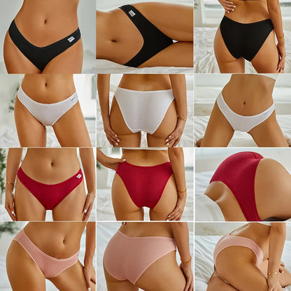 3PCS/Set M-XXL Women Sexy Cotton Panties