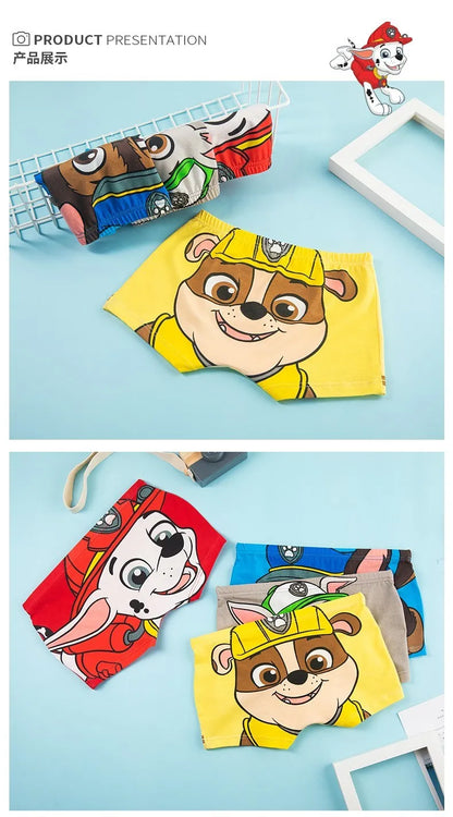 4PCS/SET Genuine Boys Underpants Cotton