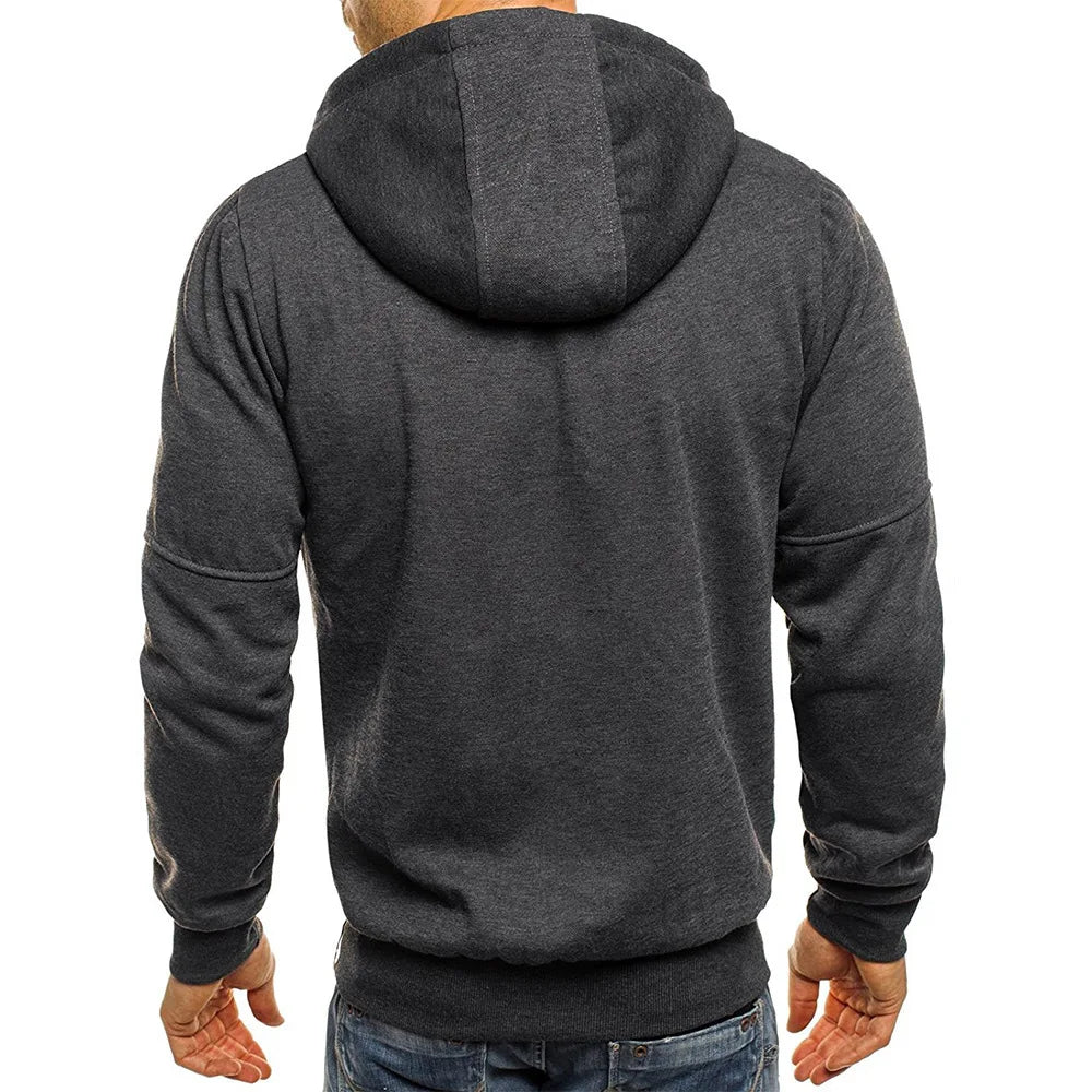 Hoodies Long Sleeve Sweatshirt Zipper