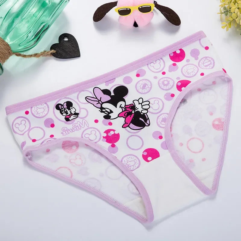 4pcs/Lot Girls  Underwear 100%Cotton Girls Panties