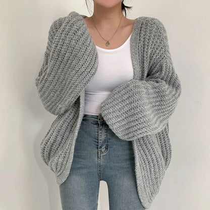 Sleeve Women Cardigan