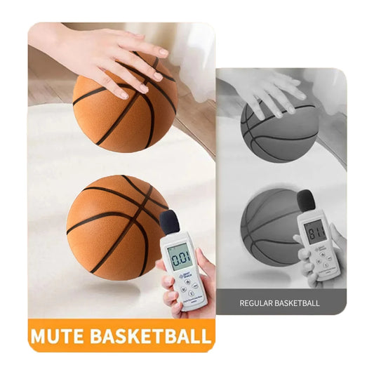 Mute Bouncing Basketball 24cm Indoor Dribble