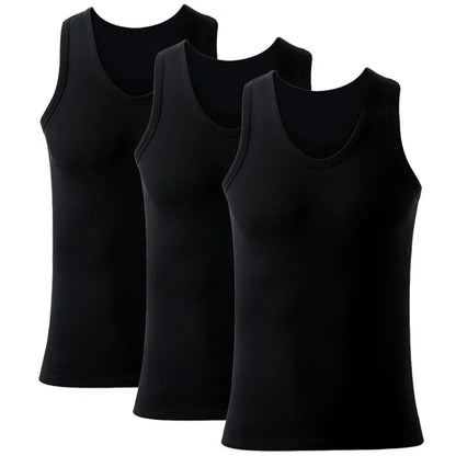 3pcs Men's Tank Top Cotton