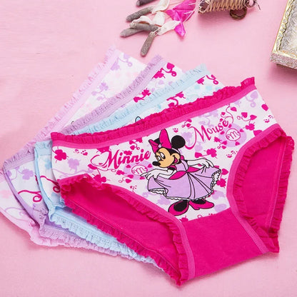 4pcs/Lot Girls  Underwear 100%Cotton Girls Panties