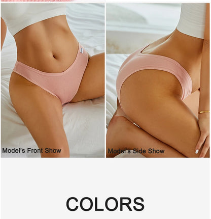 3PCS/Set M-XXL Women Sexy Cotton Panties