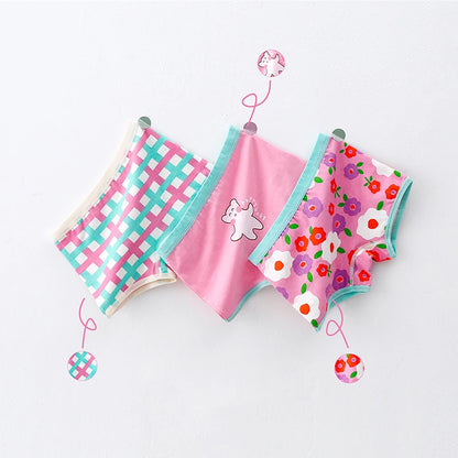 3Pcs/lot Kids Panties 7 Collections Chirdren's Underwear