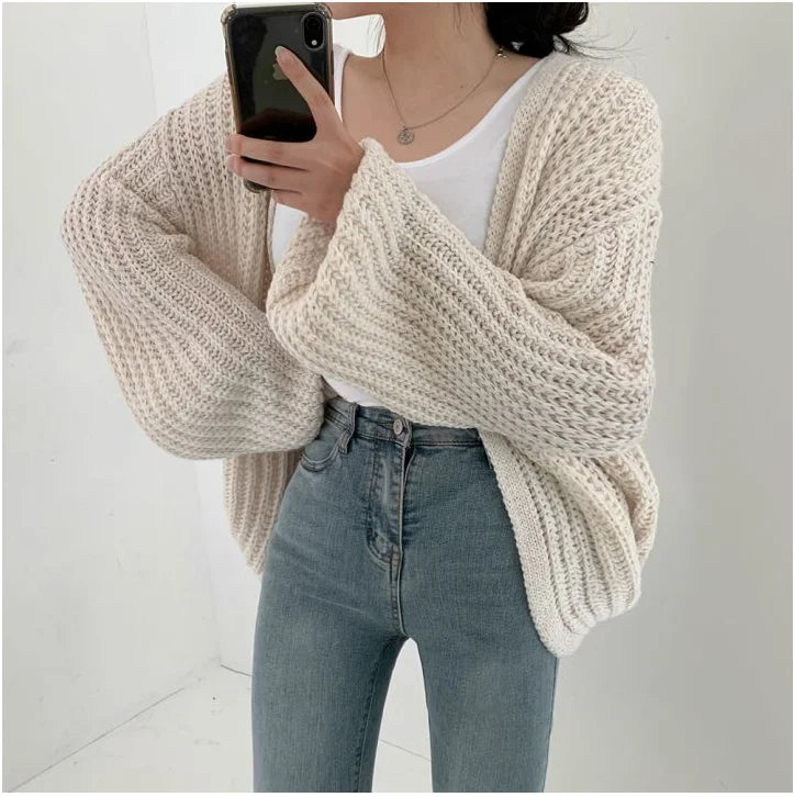 Sleeve Women Cardigan