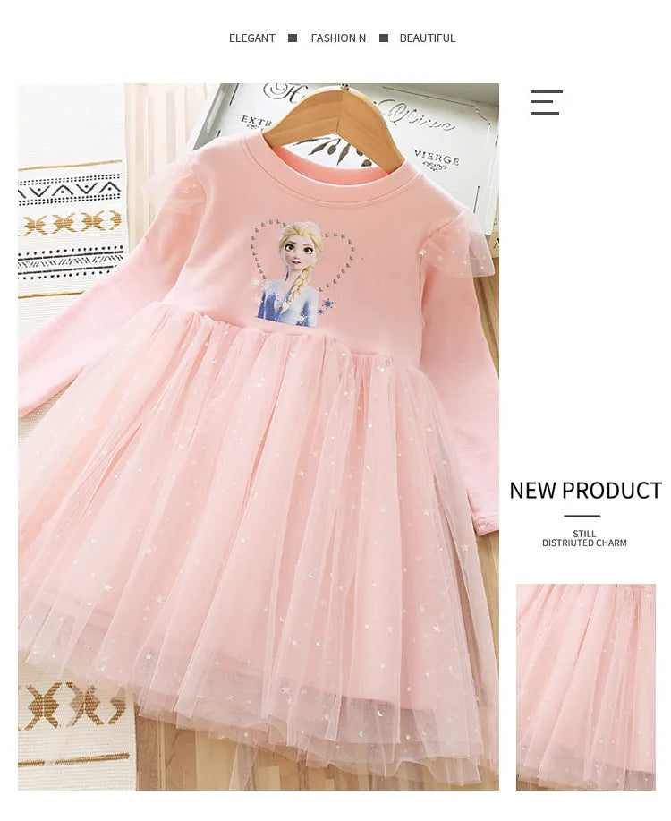 Princess Dress Girls Dress Long-sleeved