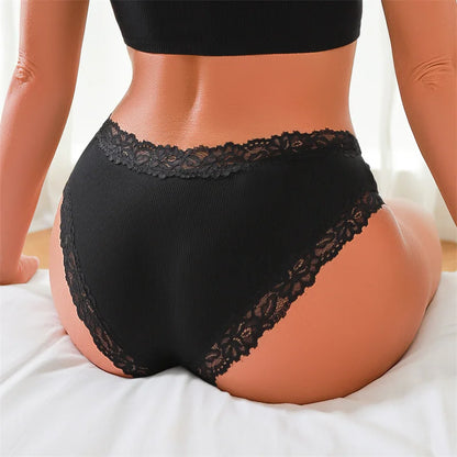 3PCS/Set Sexy Lace Cotton Panties