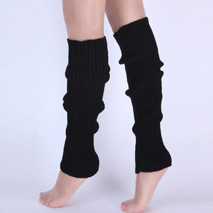 Classic Knit Leg Warmers Knit Knee