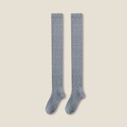 Winter Warm Coral Fleece Over-knee High Socks