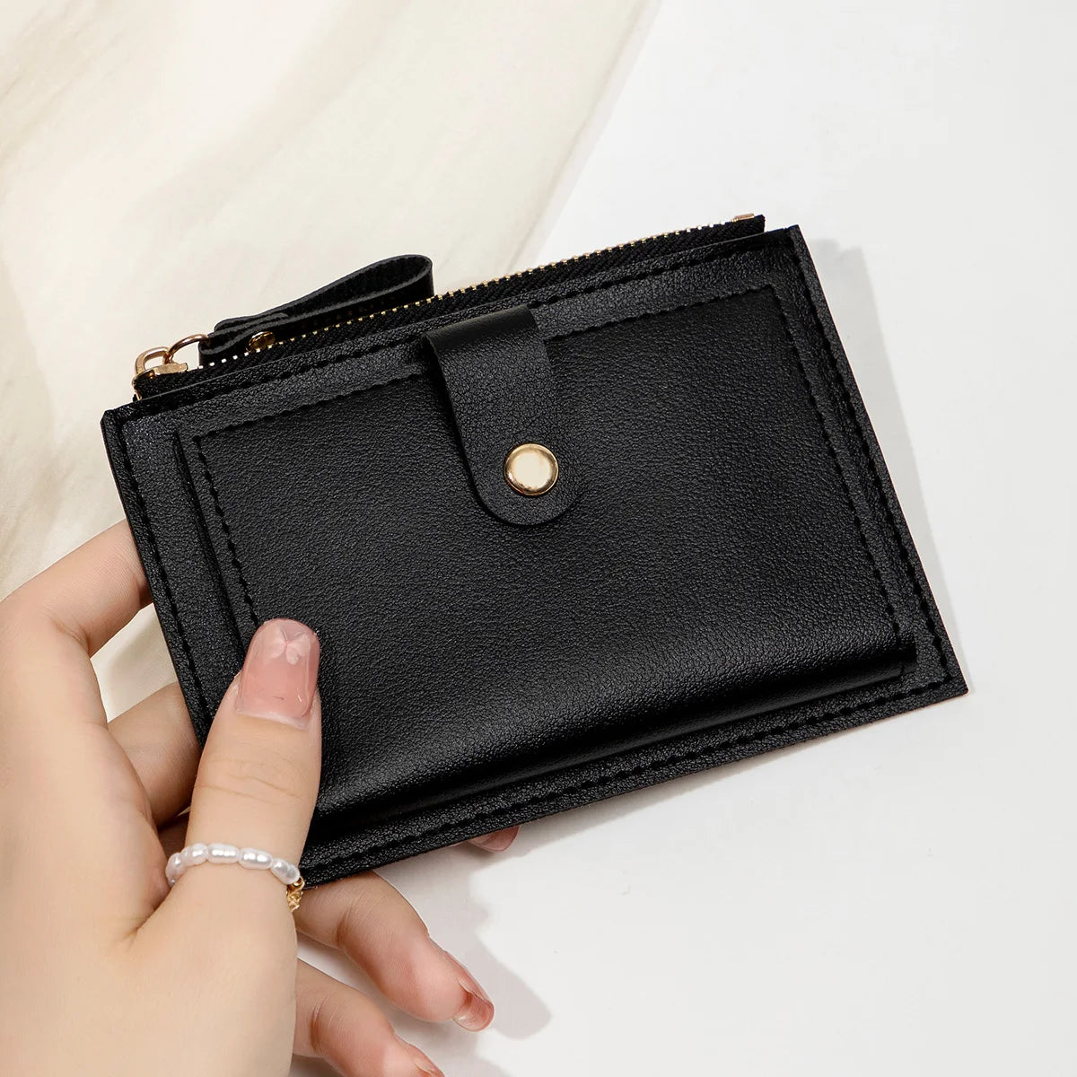 New Women's Short Card Bag Ultra Thin