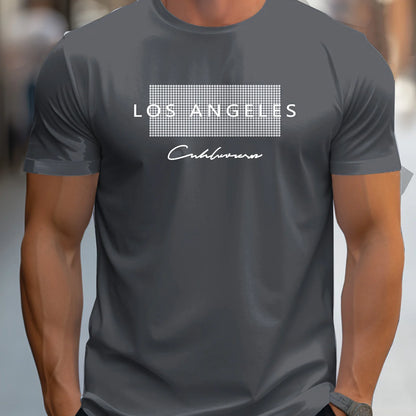 Men's 100% cotton summer loose fit large Los Angeles