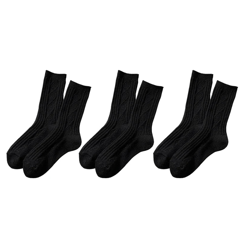 3 Pairs/Lot New Cashmere Wool Socks