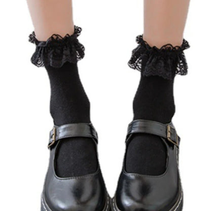 Women Lolita  Thigh High Socks