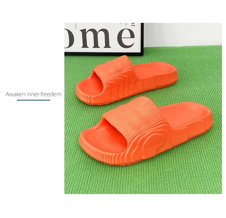 Soft Home Slippers Couple Summer Indoor