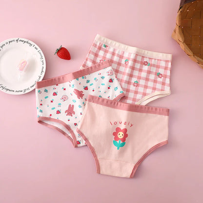 3Pcs/lot Kids Panties 7 Collections Chirdren's Underwear