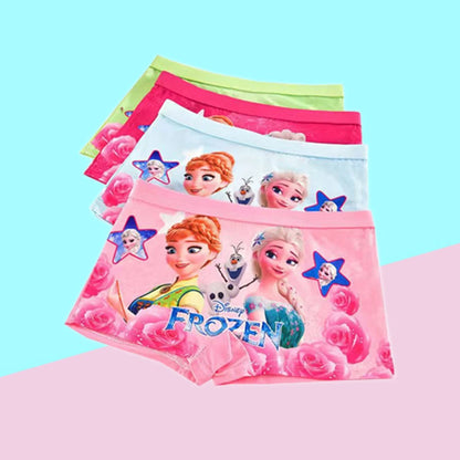 2pcs/Bag New Girl Underwear Anna Elsa princess Cartoon