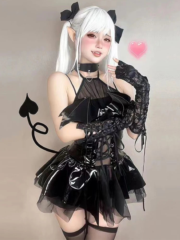 Sexy Cosplay Pu Dress