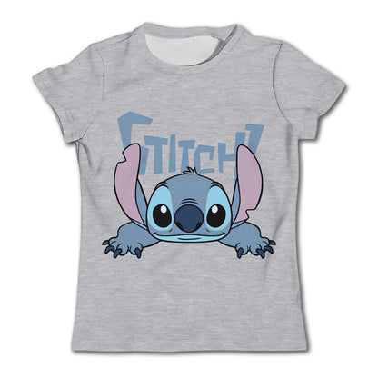 3-4Y Girls Disney Stitch T Shirts Summer