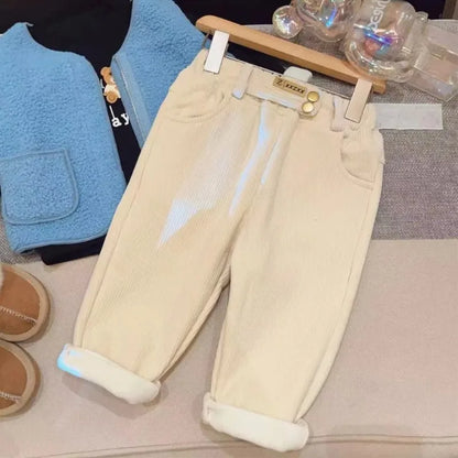 Pants Corduroy Children Outfits