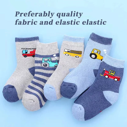 5Pairs  Terry Socks for Children