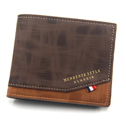 Short Men Wallets Slim Classic