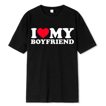 I Love My Boyfriend & I Love My Girlfriend T Shirt