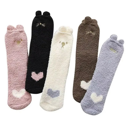 10 Pairs Women Cartoon Patterned Socks Trendy