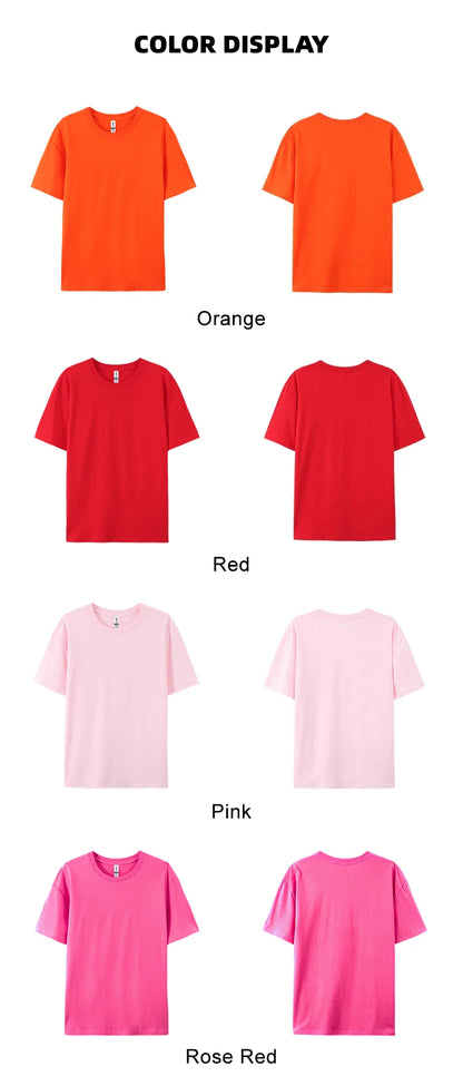 100% Cotton Solid T-shirts