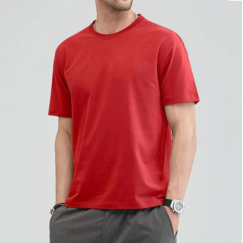 T Shirt For Men Summer Cotton Tops