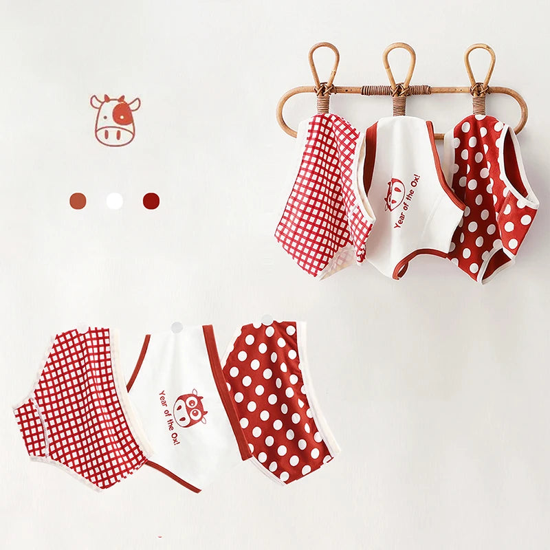 3Pcs/lot Kids Panties 7 Collections Chirdren's Underwear