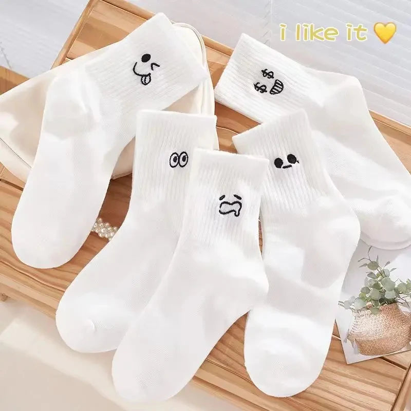 10 Pairs Women Cartoon Patterned Socks Trendy