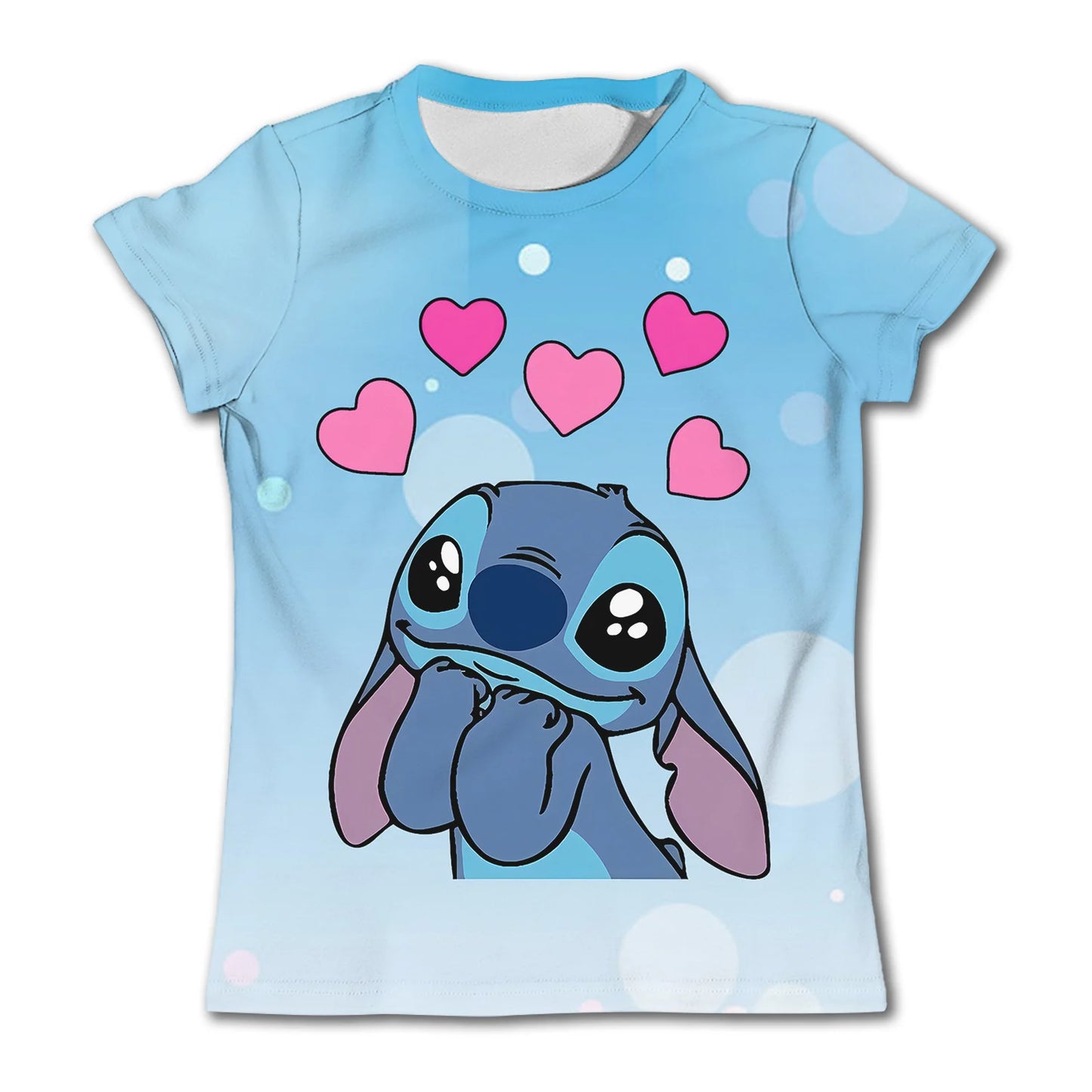 3-4Y Girls Disney Stitch T Shirts Summer