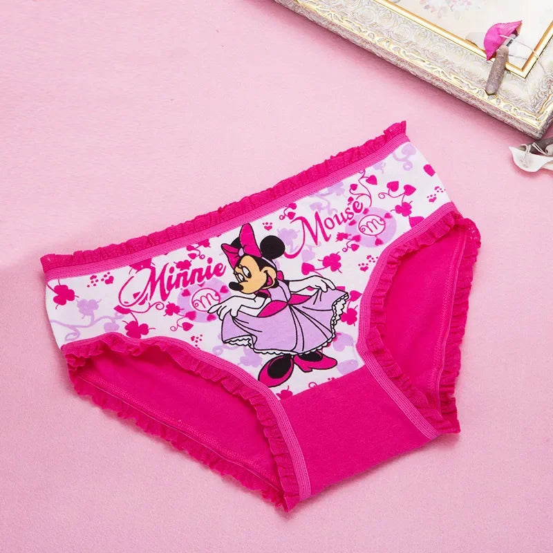 4pcs/Lot Girls  Underwear 100%Cotton Girls Panties