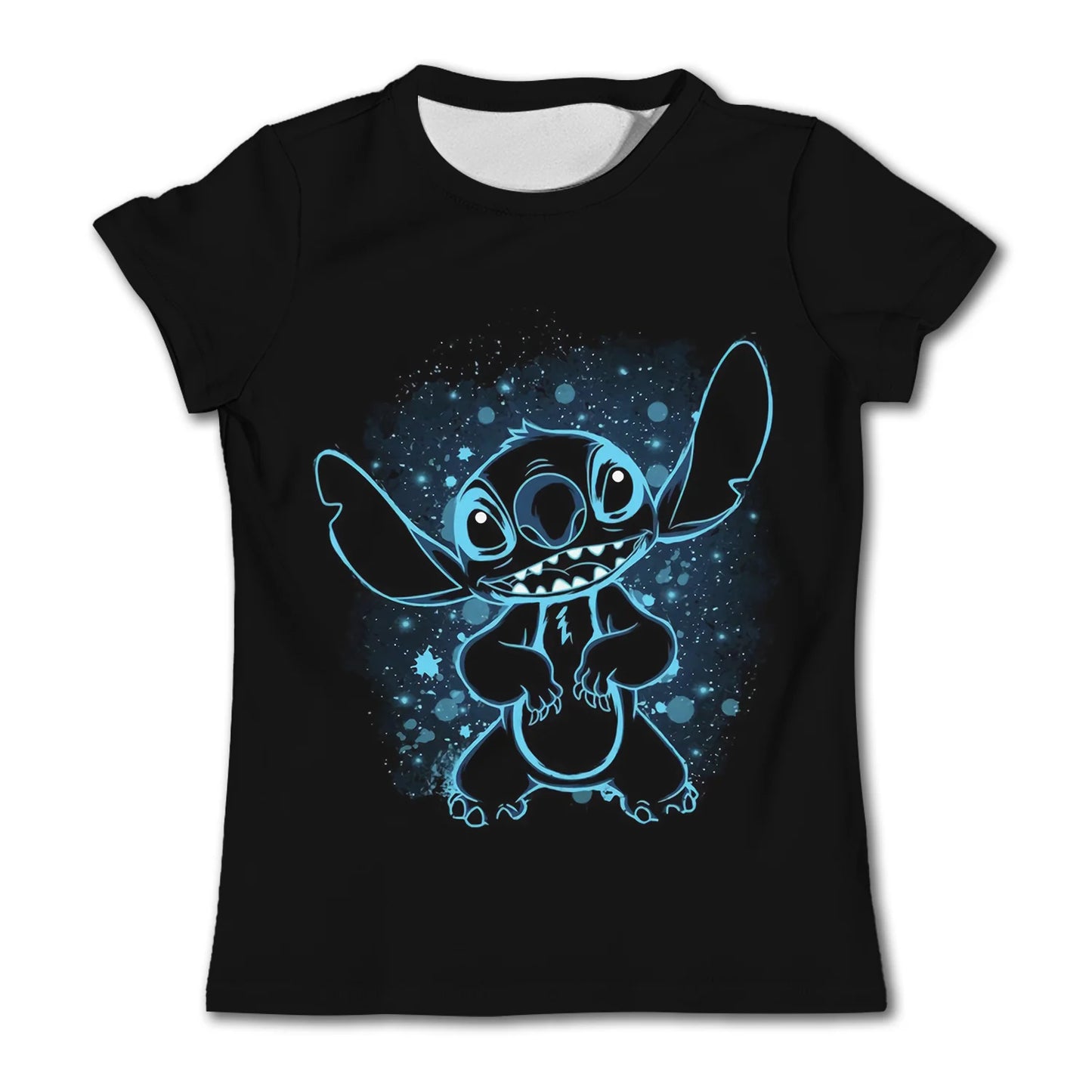 3-4Y Girls Disney Stitch T Shirts Summer