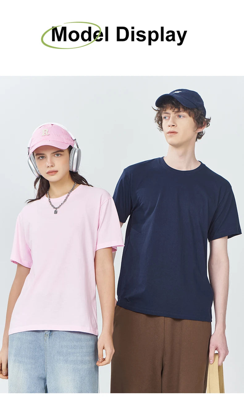 100% Cotton Solid T-shirts