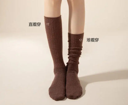 Soft Wool Long Socks Women