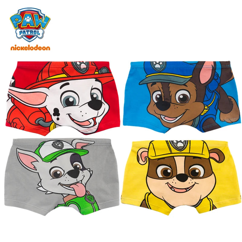 4PCS/SET Genuine Boys Underpants Cotton