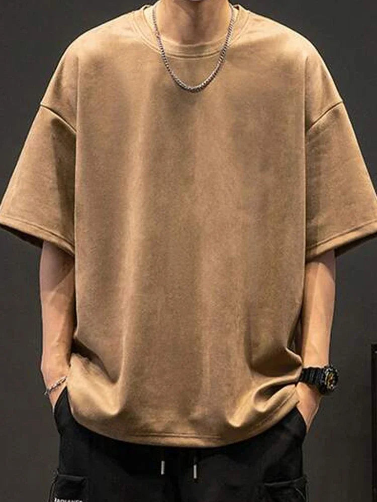 Suede T-shirt Fashion