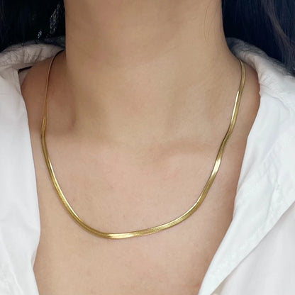 Minimalist Snake Chain Necklace