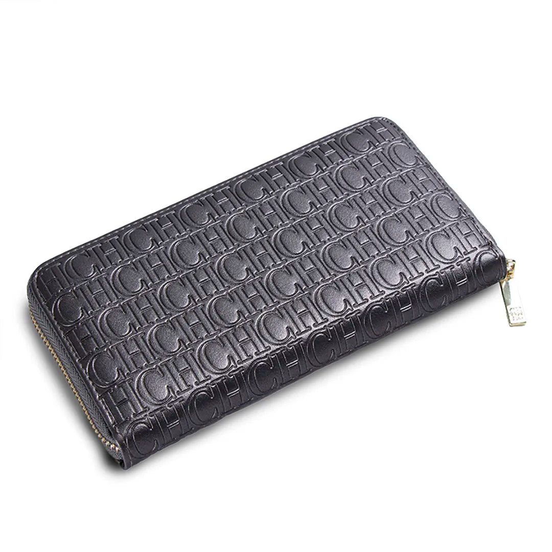 CH Women's Solid Color Long Wallet