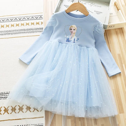 Princess Dress Girls Dress Long-sleeved