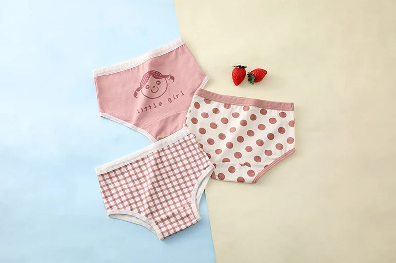 3Pcs/lot Kids Panties 7 Collections Chirdren's Underwear