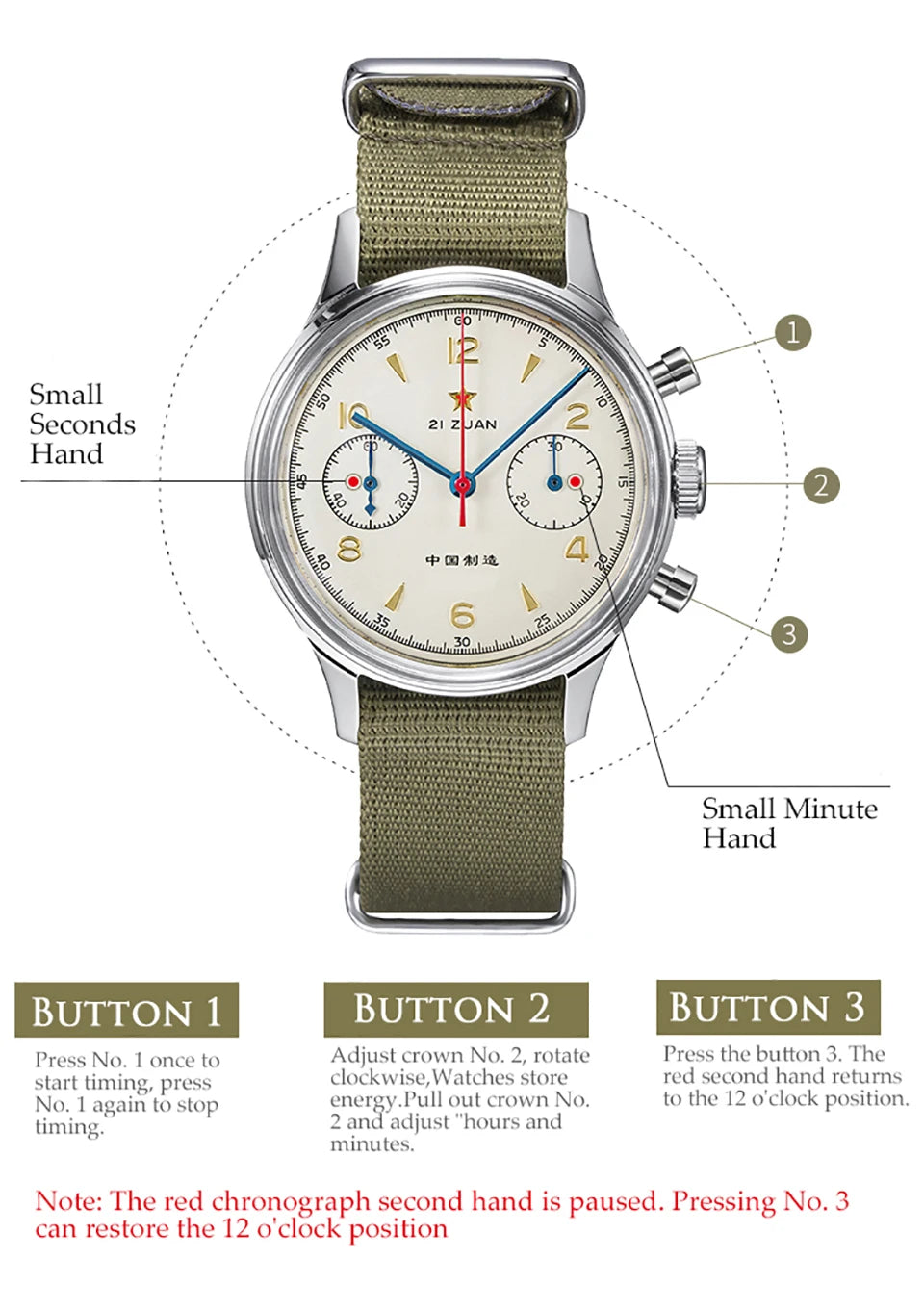 Men's 1963 Chronograph Mechanical Watch